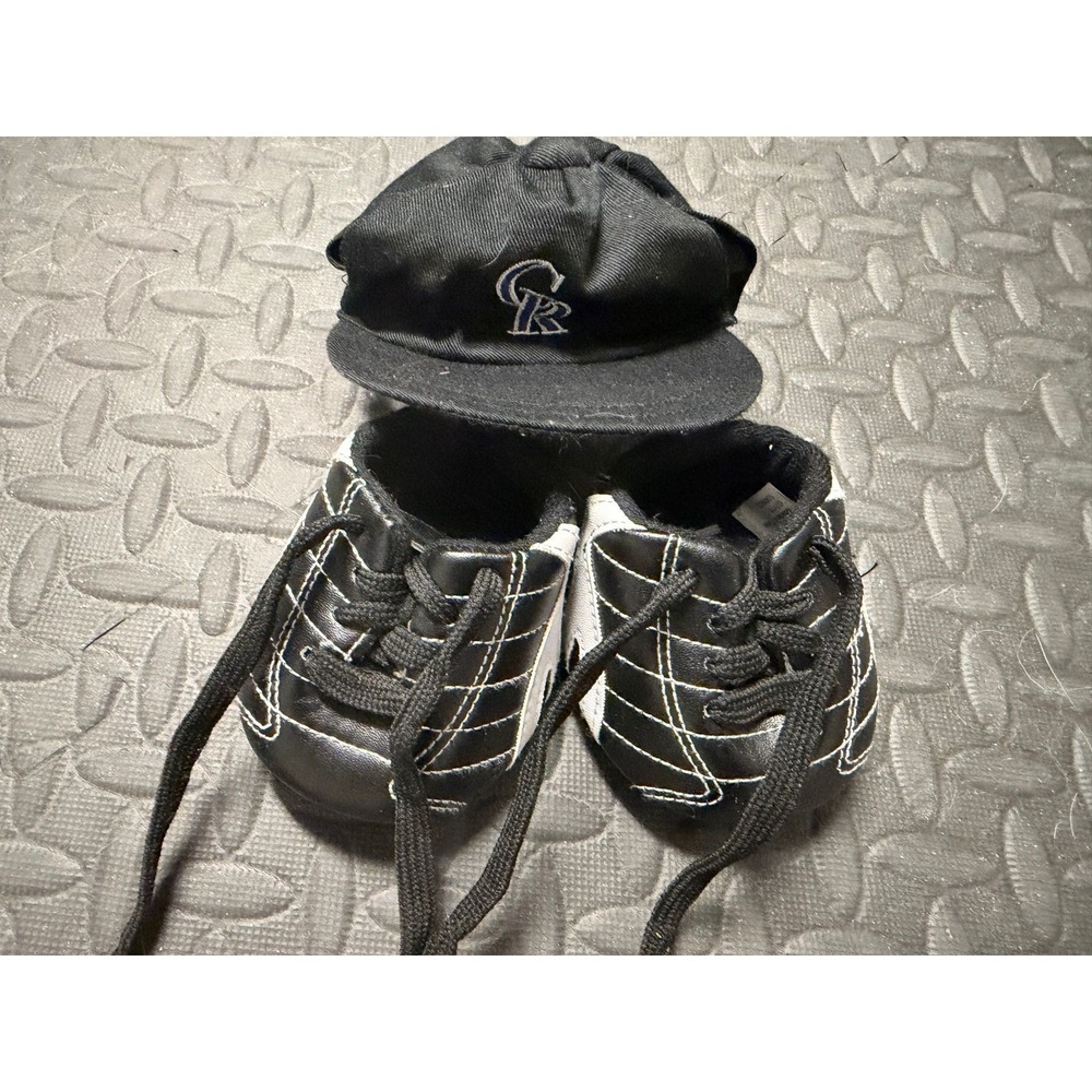 Build-A-Bear Colorado Rockies MLB Set‎ Hat Shoes Plush Clothing BAB Baseball BAB